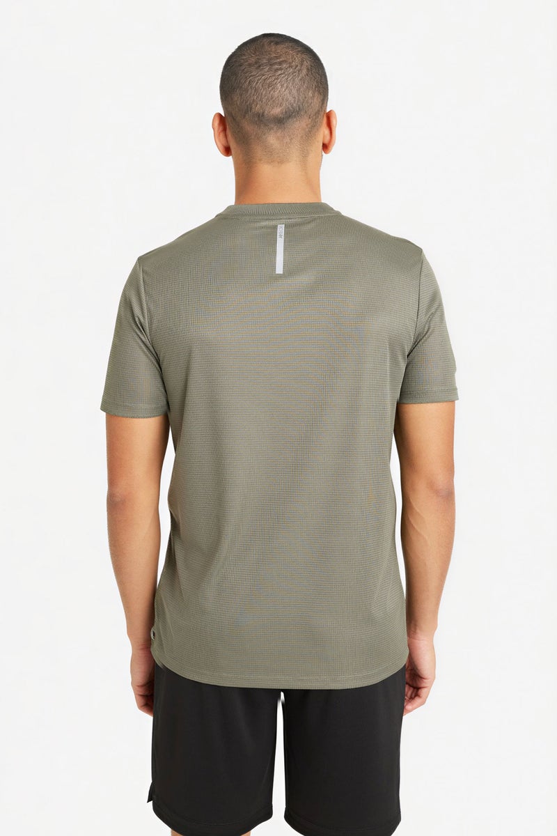 DeFacto Green Man Slim Fit Crew Neck Printed Sports T-Shirt Casual - Image 4